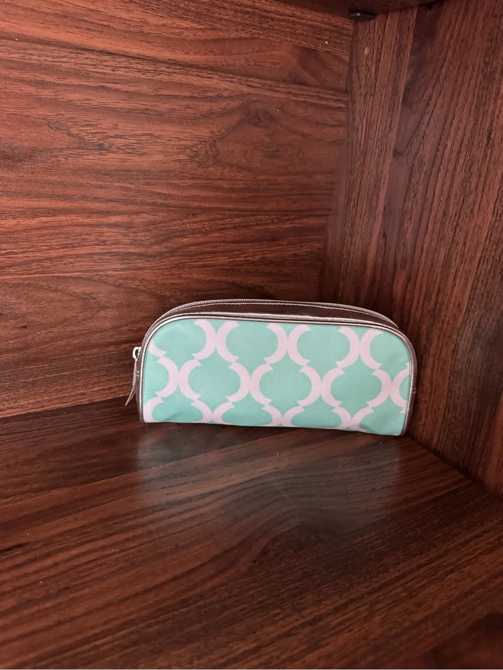 Patterned Zippered Storage Pouch/Pencil Case/Makeup Bag